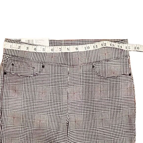 Seven 7 Pull On Ponte Pant, Glen Plaid, Size S/M, NWT - Picture 10 of 14